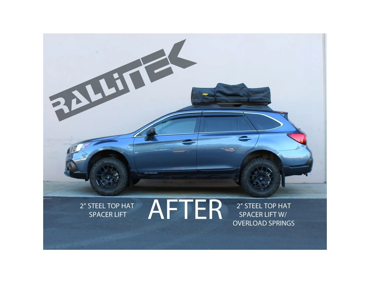 Subaru Outback 2015-2019 RalliTek 2" Lift Kit Spacers w/ alignment correction