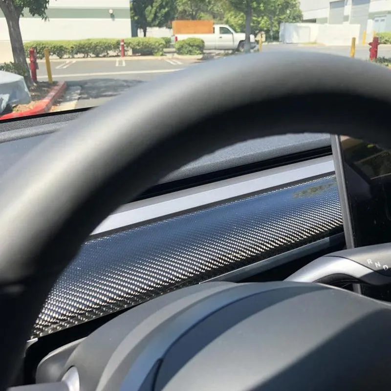 TAPTES Dashboard Wrap Sticker for Tesla Model 3