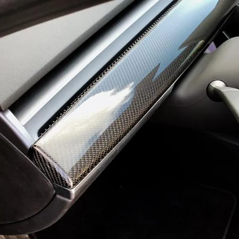 TAPTES Dashboard Wrap Sticker for Tesla Model 3