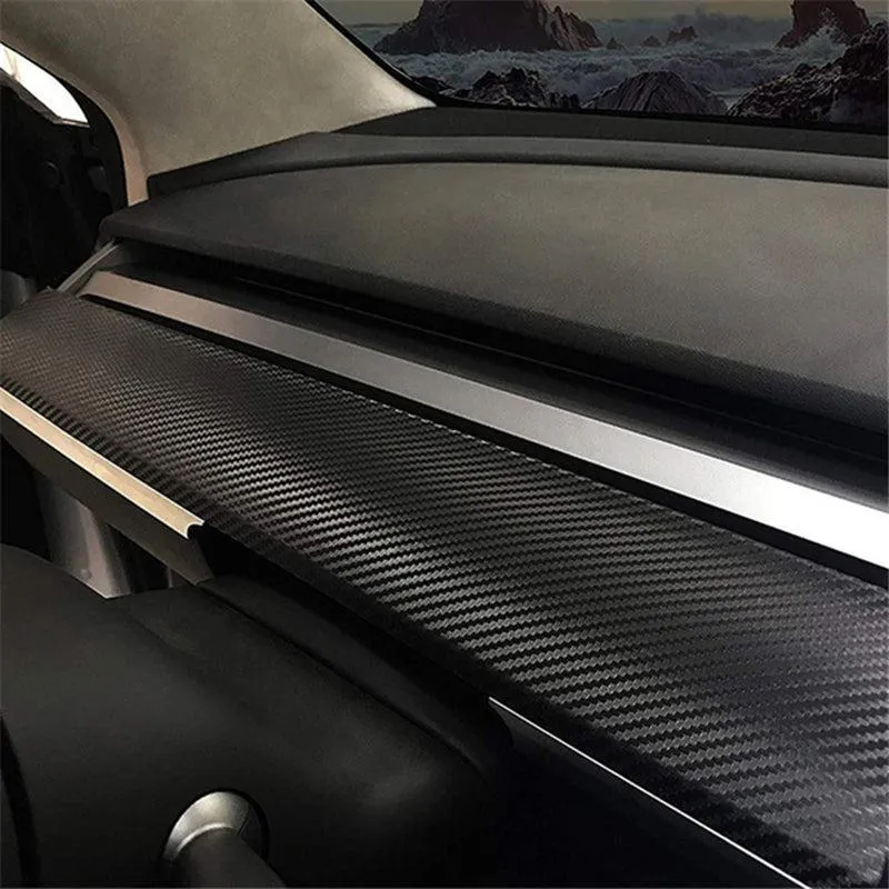 TAPTES Dashboard Wrap Sticker for Tesla Model 3