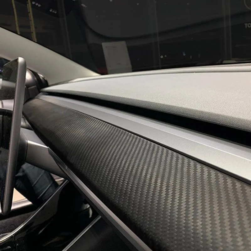 TAPTES Dashboard Wrap Sticker for Tesla Model 3