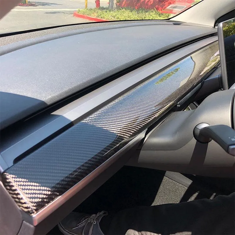 TAPTES Dashboard Wrap Sticker for Tesla Model 3