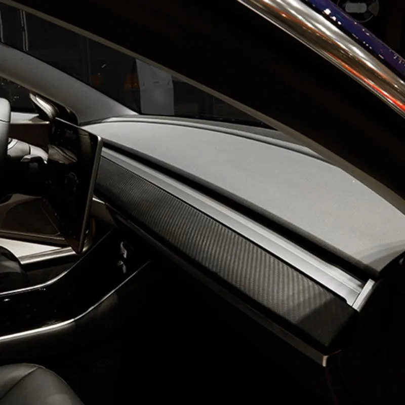 TAPTES Dashboard Wrap Sticker for Tesla Model 3