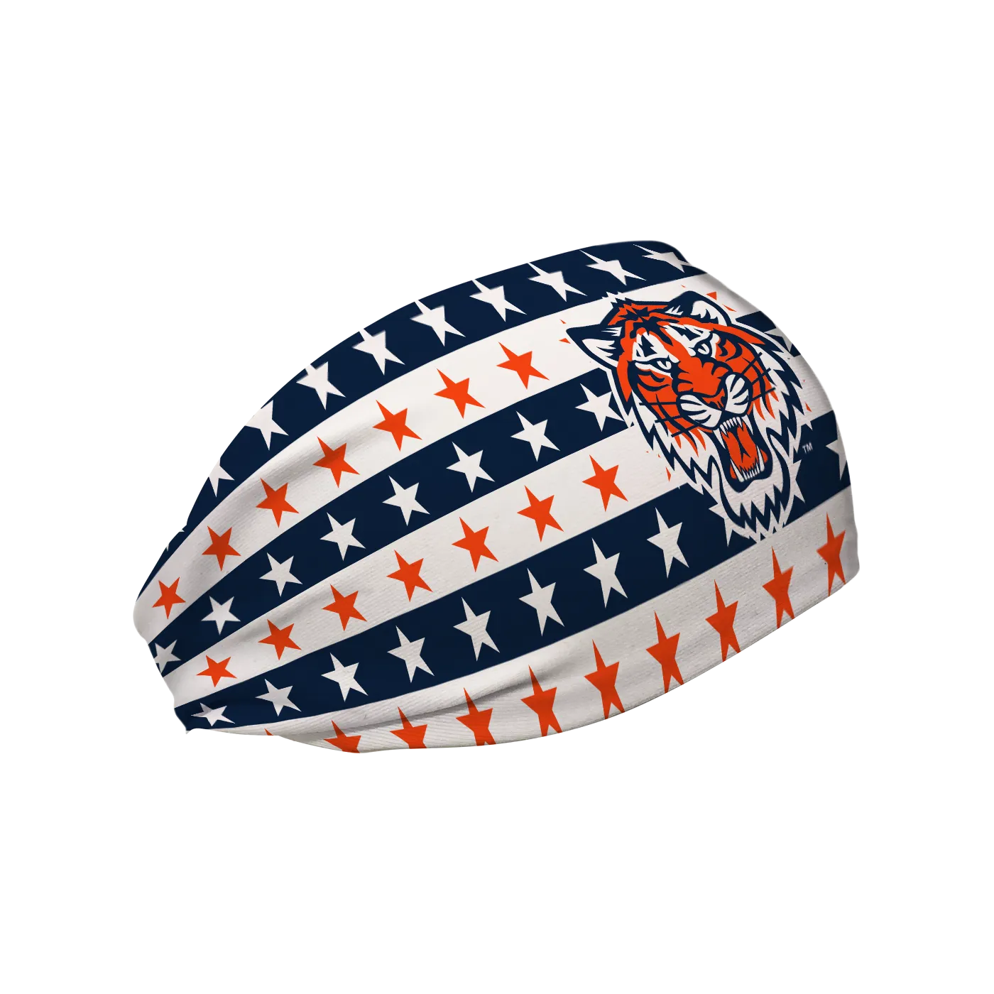 Tigers Cooling Headband: Stars in Stripes Cap Logo