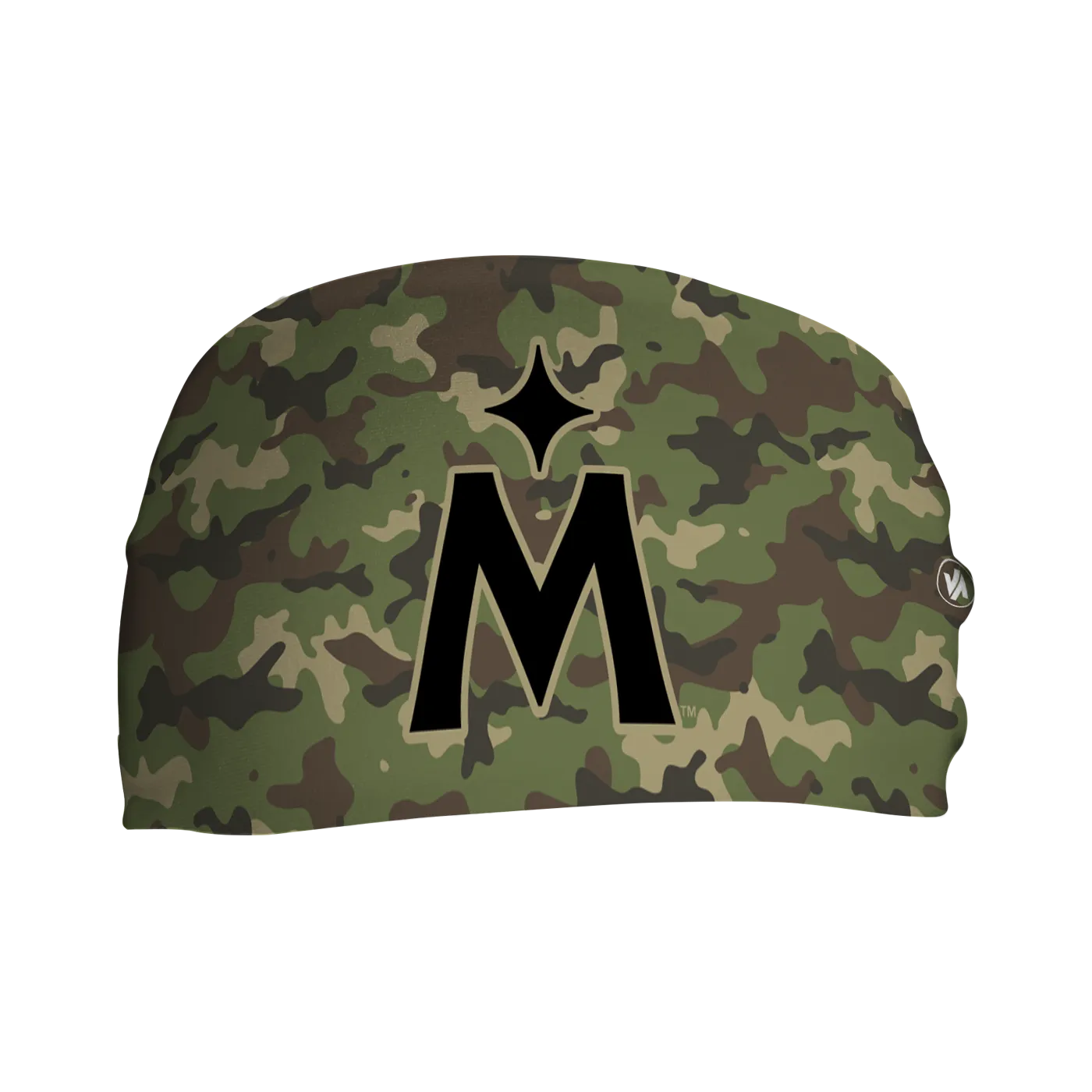 Twins Cooling Headband: Green Camo Cap Logo